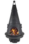 The Blue Rooster Garden Cast Aluminum Chiminea 44"