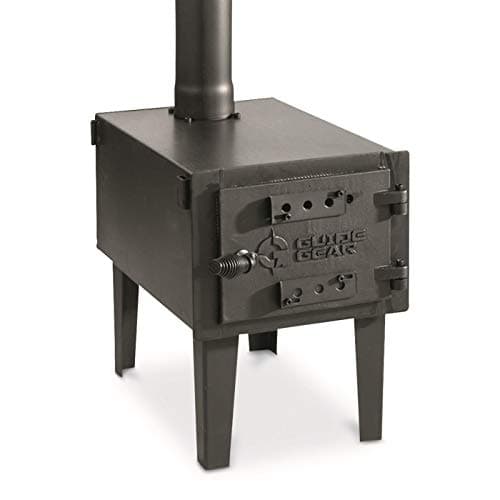 Guide Gear Outdoor Wood Burning Stove with Chimney Pipe