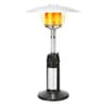 Tangkula Tabletop Propane Patio Heater with Adjustable Flame (11,000 BTU)