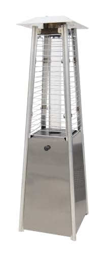 Hiland HLDS032-GTTSS Tabletop Pyramid Patio Heater (10,000 BTU)
