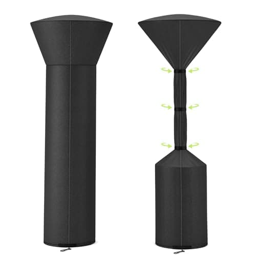 QH.HOME Patio Heater Cover, Waterproof Tear-Resistant 89" x 33" x 19"