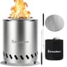 AmazStove 9.7 x 7.1 Inch Tabletop Fire Pit with Travel Bag