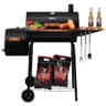 Royal Gourmet CC1624W Barrel Grill with Offset Smoker