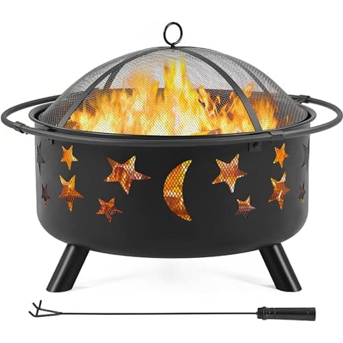 Yaheetech 30-Inch Wood Burning Fire Pit
