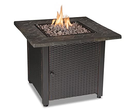 Endless Summer 30" Gas Fire Pit Table with Resin Mantel