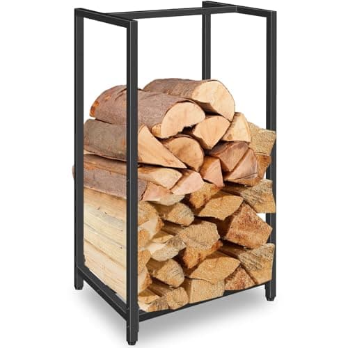 Lilybud 30-Inch Tall Vertical Firewood Rack