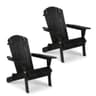 VINGLI Folding Wood Adirondack Chairs, Set of 2