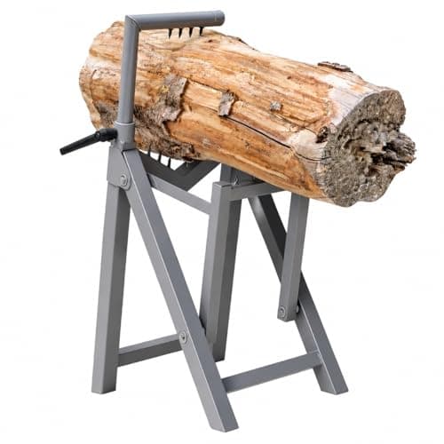 JIYCD Folding Sawbuck Wood Cutting Stand with Serrated Teeth