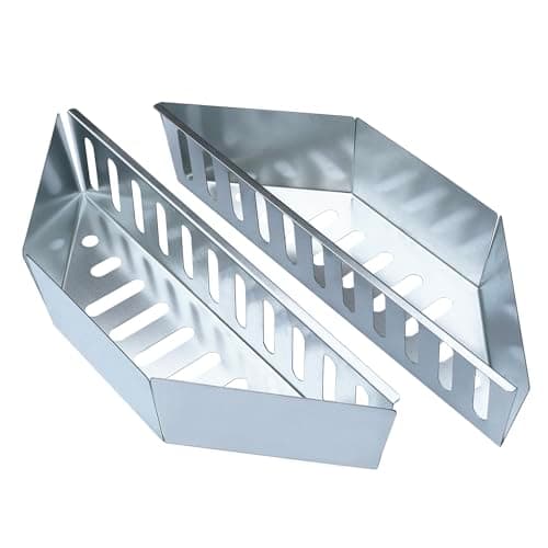 Kitchique Stainless Charcoal Baskets, 2-Pack (MTL-01)