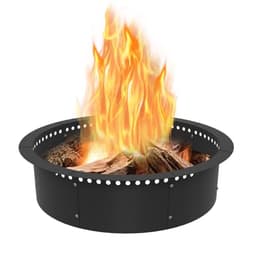 Koutemie Smokeless Fire Pit Ring Liner, 32" Outer / 28" Inner