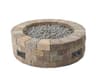 The Outdoor GreatRoom Company Bronson Block Round Propane Fire Pit Kit, 52"