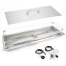 GRISUN 36 x 12 in Rectangular Drop-in Fire Pit Burner Kit