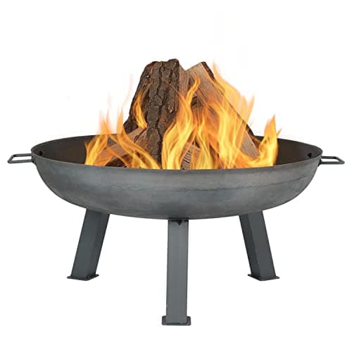 Sunnydaze 30" Heavy-Duty Cast Iron Fire Pit Bowl