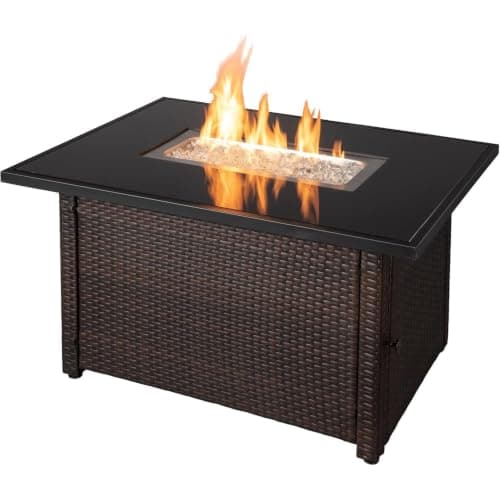 Endless Summer 44" x 32" Rectangular LP Gas Fire Pit Table (40,000 BTU)