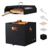 Pizzello 16-Inch 4-in-1 Detachable Fire Pit with Oven Chamber