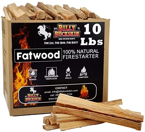 Billy Buckskin 10 lb Box Fatwood Fire Starter Sticks