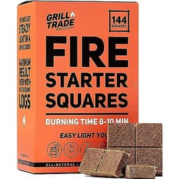 Grill Trade Fire Starter Squares, 144-Pack