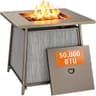 BALI OUTDOORS 50,000 BTU Square Propane Fire Pit Table