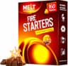 Melt Candle Company Fire Starter Squares, 160 Count (FR-02)