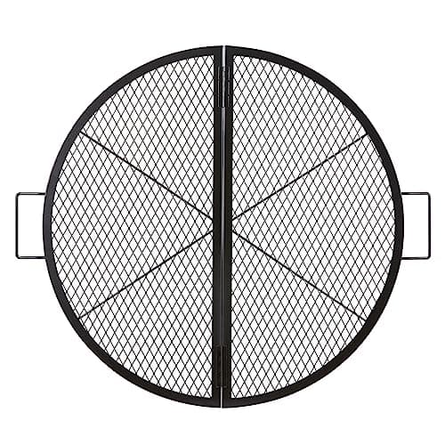 VEVOR X-Marks Foldable Round Fire Pit Grate, 36"